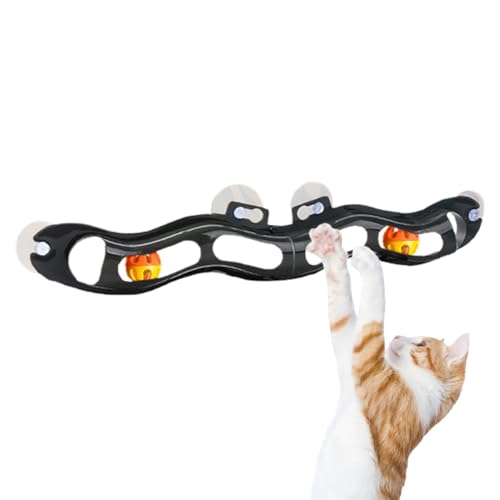 Generisch Cat Toy Toy Roller Ball Truck - Katzenball -Truck, interaktives Fensterspielzeug mit Spielzeugsaugnetasse, Truck Roll -Katzenspielzeug mit Ball für körperliche und geistige Stimulation Generisch Cat Toy Toy Roller Ball Truck - Katzenball -Truck, interaktives Fensterspielzeug mit Spielzeugsaugnetasse, Truck Roll -Katzenspielzeug mit Ball für körperliche und geistige Stimulation von Generisch