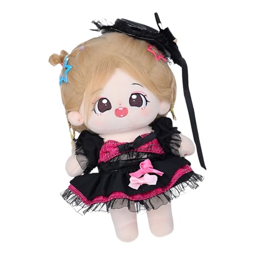 Generisch Charakter Plüsch, Figur gefülltes Tier,Funny Anime Themencharakter - 20 cm Dress Up Puppe, Innenhäuser für Wohnzimmer, Schlafzimmer, Arbeitszimmer von Generisch