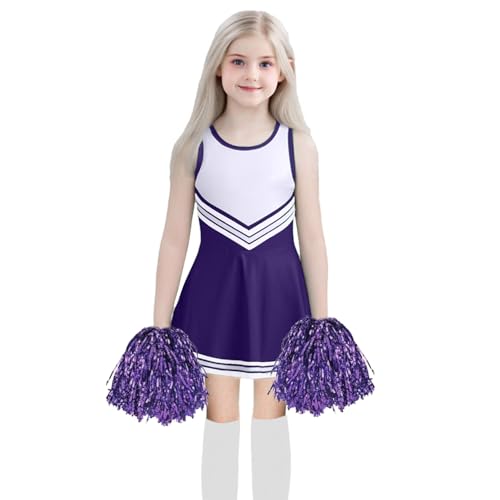 Generisch Cheerleader Kostüm Kinder,Faschingskostüme Kinder Mädchen,Cheerleadering Outfit,Kinderkostüm Cheerleader,Kleid + Socken + Handball,Für Karneval,Fasching,Mottoparty Generisch Cheerleader Kostüm Kinder,Faschingskostüme Kinder Mädchen,Cheerleadering Outfit,Kinderkostüm Cheerleader,Kleid + Socken + Handball,Für Karneval,Fasching,Mottoparty von Generisch