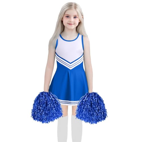 Generisch Cheerleader Kostüm Kinder,Faschingskostüme Kinder Mädchen,Cheerleadering Outfit,Kinderkostüm Cheerleader,Kleid + Socken + Handball,Für Karneval,Fasching,Mottoparty Generisch Cheerleader Kostüm Kinder,Faschingskostüme Kinder Mädchen,Cheerleadering Outfit,Kinderkostüm Cheerleader,Kleid + Socken + Handball,Für Karneval,Fasching,Mottoparty von Generisch