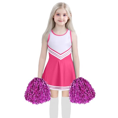Generisch Cheerleader Kostüm Kinder,Faschingskostüme Kinder Mädchen,Cheerleadering Outfit,Kinderkostüm Cheerleader,Kleid + Socken + Handball,Für Karneval,Fasching,Mottoparty Generisch Cheerleader Kostüm Kinder,Faschingskostüme Kinder Mädchen,Cheerleadering Outfit,Kinderkostüm Cheerleader,Kleid + Socken + Handball,Für Karneval,Fasching,Mottoparty von Generisch