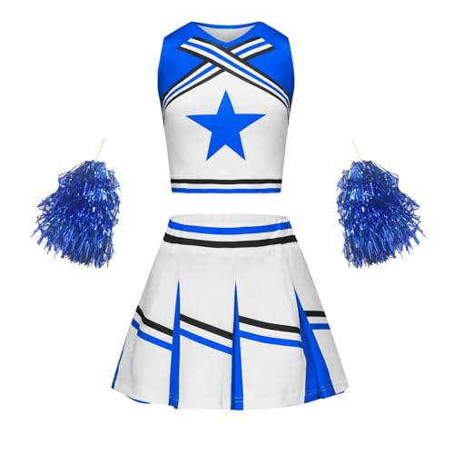 Generisch Cheerleader-Kostüm für Mädchen für Halloween Kostüm Dress Up Partys Generisch Cheerleader-Kostüm für Mädchen für Halloween Kostüm Dress Up Partys von Generisch