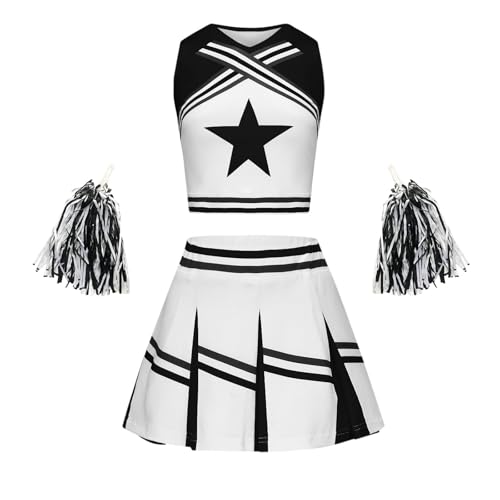 Generisch Cheerleader-Kostüm für Mädchen für Halloween Kostüm Dress Up Partys Generisch Cheerleader-Kostüm für Mädchen für Halloween Kostüm Dress Up Partys von Generisch
