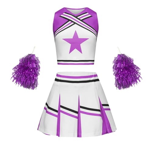 Generisch Cheerleader-Kostüm für Mädchen für Halloween Kostüm Dress Up Partys Generisch Cheerleader-Kostüm für Mädchen für Halloween Kostüm Dress Up Partys von Generisch