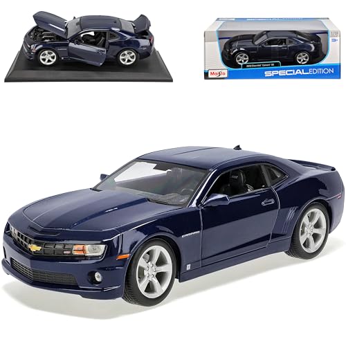 Generisch Chevrolet Chevy Camaro SS RS Coupe Blau Ab 2009 1/18 Modell Auto Generisch Chevrolet Chevy Camaro SS RS Coupe Blau Ab 2009 1/18 Modell Auto von Generisch