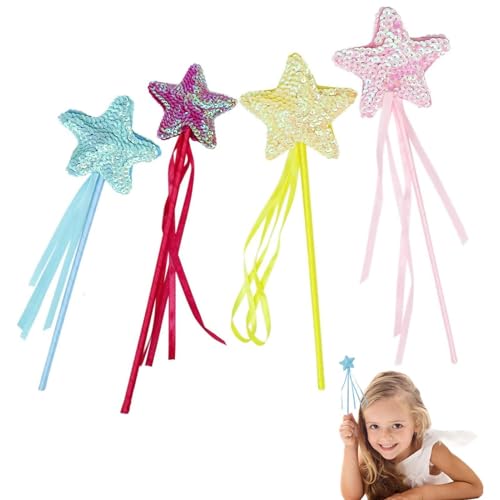 Generisch Childrens Feenstäbe, Prinzessin -Party Gefälligkeiten | 4X Fairy Dress-up Wand Prinzessin Set | Sparkly Stick für Festivalkostüm -Cosplay -Lieferungen Generisch Childrens Feenstäbe, Prinzessin -Party Gefälligkeiten | 4X Fairy Dress-up Wand Prinzessin Set | Sparkly Stick für Festivalkostüm -Cosplay -Lieferungen von Generisch