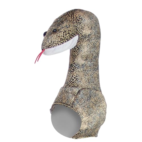 Generisch Chinese New Year Costume, Holiday Dress-Up Supplies, Festival Costume Accessories, Role Play Headgear, Costume Party Hats, Animal Headgear For Kids, Soft Snake Headgear, Cute Snake Hats von Generisch