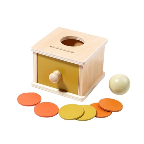 Generisch Coin und Ball Drop Box - Feinmotorik -Entwicklungsspielzeug | Kleinkind-Bildungsform Sortierschubladenbox, Vorschule Early Learning Matching-Spiel für 1-jährige und Mädchen Generisch Coin und Ball Drop Box - Feinmotorik -Entwicklungsspielzeug | Kleinkind-Bildungsform Sortierschubladenbox, Vorschule Early Learning Matching-Spiel für 1-jährige und Mädchen von Generisch