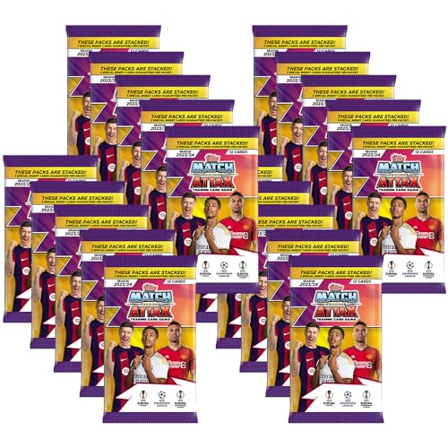 Generisch Collect-it.de My Home of Cards + Toys Exklusive Aufbewahrungshüllen im Bundle mit Champions League 2023/24 - Trading Cards - 20 Booster von Generisch