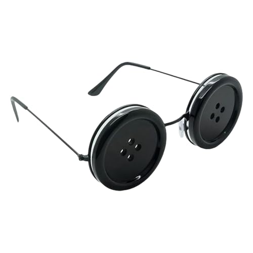Generisch Coralines Knopfbrille für Rollenspiele | Halloween-Requisite für andere Mutter | Kunststoff-Halloween-Sonnenbrille | Abnehmbare Halloween-Brille Generisch Coralines Knopfbrille für Rollenspiele | Halloween-Requisite für andere Mutter | Kunststoff-Halloween-Sonnenbrille | Abnehmbare Halloween-Brille von Generisch