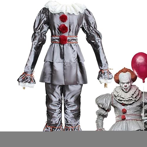 Generisch Cosplay Clown Kostüme, Horror Clown Verkleidungskostüm für Gruselpartys, Zubehör Für Faschingskostüm Gruselparty Karneval Fotografie Generisch Cosplay Clown Kostüme, Horror Clown Verkleidungskostüm für Gruselpartys, Zubehör Für Faschingskostüm Gruselparty Karneval Fotografie von Generisch
