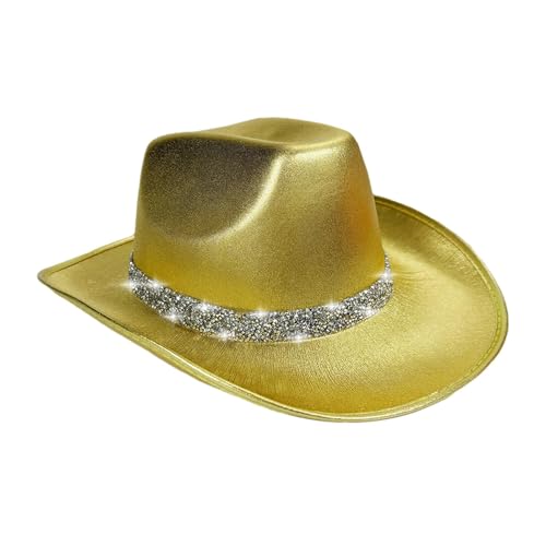 Generisch Cosplay Cowboy Hut, Cowboyhut,Disco Bling Kostüm Cosplay -Outfit - Stilvoller Cowboyhut im westlichen Thema für Halloween, Rollenspiel für Männer, Frauen und Erwachsene Generisch Cosplay Cowboy Hut, Cowboyhut,Disco Bling Kostüm Cosplay -Outfit - Stilvoller Cowboyhut im westlichen Thema für Halloween, Rollenspiel für Männer, Frauen und Erwachsene von Generisch