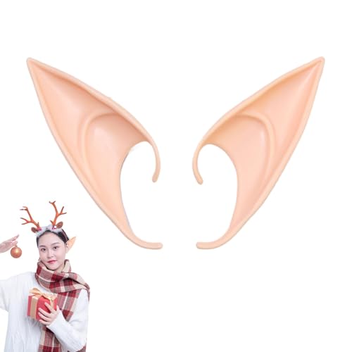 Generisch Cosplay Feenohren,Feenohren Weihnachtsohren Cosplay Feenohren, weich, spitz, Kostüm, Maskerade-Zubehör für Halloween, Weihnachten Generisch Cosplay Feenohren,Feenohren Weihnachtsohren Cosplay Feenohren, weich, spitz, Kostüm, Maskerade-Zubehör für Halloween, Weihnachten von Generisch