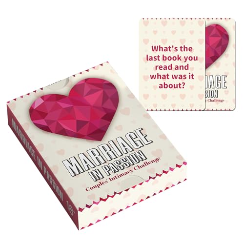 Generisch Couple Card Games, Deeper Relationship Card Set, Romantic Intimacy Conversation Prompts 6.4cmx8.9cm, 50 Fun Activity Cards for Family Bonding, Married Life, Player Engagement von Generisch
