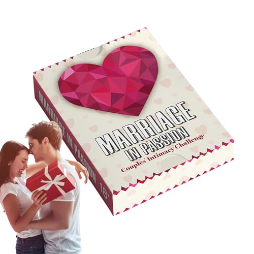 Generisch Couple Card Games, Deeper Relationship Set of 50 Cards, Romantic Intimacy, Fun Conversation Activities, Engaging 2.52x3.51 inches for Family and Married Players von Generisch