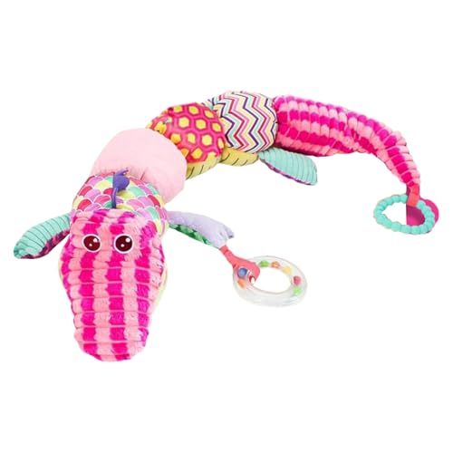 Generisch Crocodile Sensory Toy, Musical Stuffed Animal, Crinkle Plush Figure, Textured Crinkle Fabric, Soothing Music Sound for Kids Birthday and Christmas, 21.26x4.33x3.54 Inches Pink Generisch Crocodile Sensory Toy, Musical Stuffed Animal, Crinkle Plush Figure, Textured Crinkle Fabric, Soothing Music Sound for Kids Birthday and Christmas, 21.26x4.33x3.54 Inches Pink von Generisch