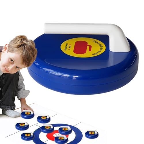 Generisch Curling Spiel - Tragbare Spiele Für Den Schreibtisch,Für Büro Gartenparty Familienfeier Erwachsene Gruppen Indoor von Generisch