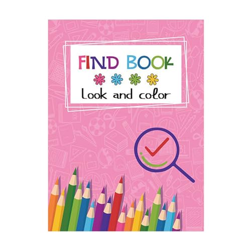 Generisch Cute Coloring Book, Cartoon Painting Activity, Teens Relaxation Compact Boys Girls Color Toy Fun Engaging Creative Playset for Beach Vacation Library Home von Generisch