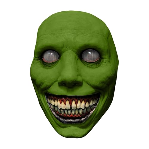 Generisch Dämonenmaske - Scary Halloween Maske Halloween Horror Scream Mask | Weicher Atmungsaktiver Schrecklicher Dämon Masque Für Halloween Carnival Party Cosplay -Kostüm von Generisch