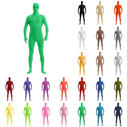 Generisch Damen Herren Greenscreen Anzug Ganzkörper Bodysuit Für Karneval Halloween Party Cosplay grün M Generisch Damen Herren Greenscreen Anzug Ganzkörper Bodysuit Für Karneval Halloween Party Cosplay grün M von Generisch