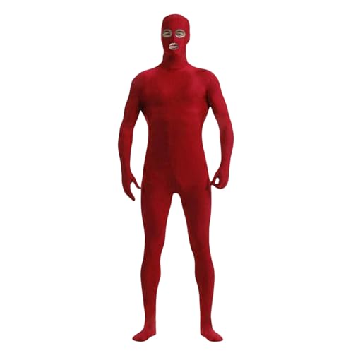 Generisch Damen Herren Greenscreen Anzug Ganzkörper Bodysuit Für Karneval Halloween Party Cosplay rot M Generisch Damen Herren Greenscreen Anzug Ganzkörper Bodysuit Für Karneval Halloween Party Cosplay rot M von Generisch