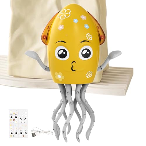 Generisch Dancing Octopus Toy, Musical Squid Light, 3.94x7.87in Interactive Learning Activity, Rechargeable Sensory Development Aid, Colorful Sound Effects for Preschool Birthday Home von Generisch