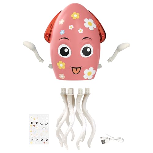 Generisch Dancing Octopus Toy, Musical Squid Light, 3.94x7.87in Interactive Learning Activity, Rechargeable Sensory Development Aid, Colorful Sound Effects for Preschool Birthday Home von Generisch