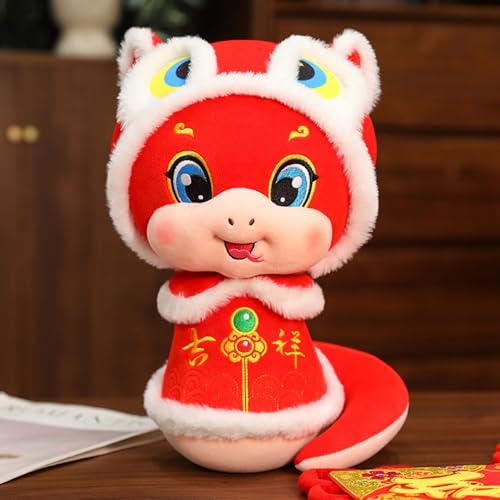 Generisch Das Jahr der glückverheißenden Sache Puppe Jahrestagung Dekoration der Tier Tier Puppe Educative Puppe (B, 23cm) von Generisch