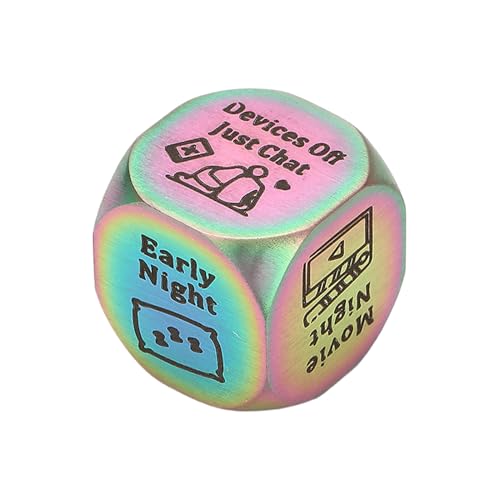Generisch Date Night Dice Game, Colorful Interactive Decision Dice for Valentine's Day and Anniversaries, Fun Couples Activity, 1.6cm/0.63 inches Generisch Date Night Dice Game, Colorful Interactive Decision Dice for Valentine's Day and Anniversaries, Fun Couples Activity, 1.6cm/0.63 inches von Generisch