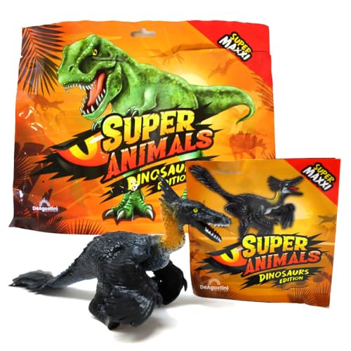 Generisch DeAgostini Super Animals - Dinosaurs Edition - Sammelfigur Dino - Auswahl (Figur 12. Saurornithoides Mongoliensis) von Generisch