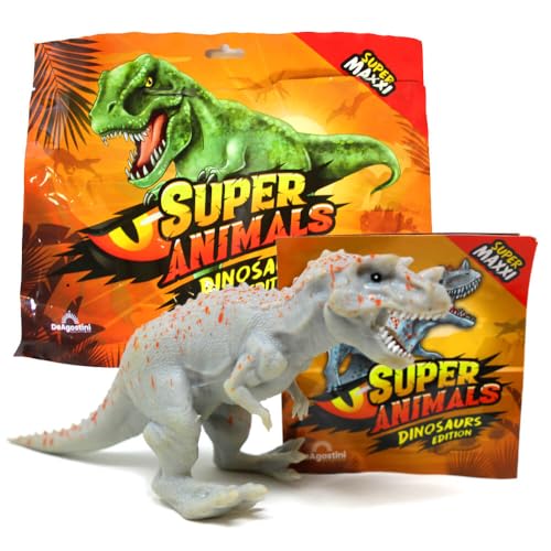 Generisch DeAgostini Super Animals - Dinosaurs Edition - Sammelfigur Dino - Auswahl (Figur 6. Ceratosaurus Nasicornis) von Generisch