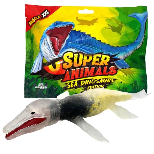 Generisch DeAgostini Super Animals Figur - Sea Dinosaurs Edition - Sammelfigur Sea Dino - Auswahl (Figur 13. Kronosaurus Queensladnisus (Durchsichtig - Selten)) von Generisch