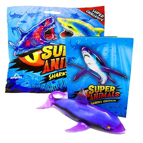 Generisch DeAgostini Super Animals Figur - Sharks Edition - Sammelfigur Hai Figur - Auswahl (Figur 13. Pazifischer Fuchshai) von Generisch