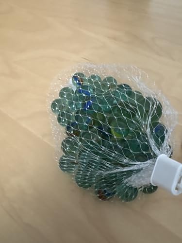 Generisch Dekorative Glasmurmeln, Grün und Blau, 100 Stück im Netzbeutel Generisch Dekorative Glasmurmeln, Grün und Blau, 100 Stück im Netzbeutel von Generisch