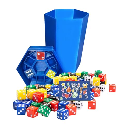 Generisch Dice Games for Adults - Fast-Playing Toss Dice Board Game | Portable Strategy Activities for Teens Women Kids Boys Men Entertainment Classroom Trip Home Camping School Picnic von Generisch