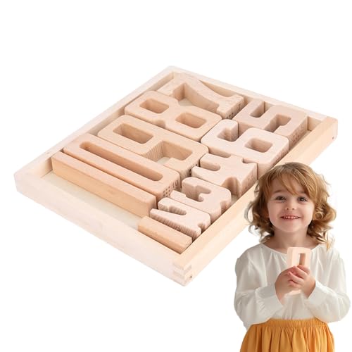 Generisch Digitale Bausteine, Ziffernblöcke | Zählen Sie Toy Math Learning Accessoire,Zählen Sie Bildungsnummer Stapeling Spielzeug Kindergärtner Lernen Homeschool-Vorräte für Kinder 1-3 Jahre alt von Generisch