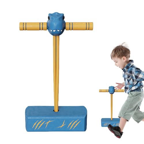 Generisch Dinosaur Foam Jumping Stick, Kids Bounce Toy with Soft Foam Handles, Lightweight Dinosaur Jumper, Ideal for Toddler, Girls, Boys, Age 3+, Indoor and Outdoor, 9.84x2.76x4.33 Inches von Generisch