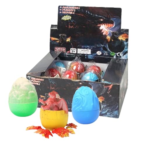 Generisch Dinosaurier-Ei-Spielzeug, schlüpfendes, wachsendes Dinosaurier-Spielzeug|Dino-Eier schlüpfen im Wasser, wachsendes | Goodie Bag Stuffers, kreatives Dinosaurier-Eier-Schlüpfspielzeug für Ju von Generisch