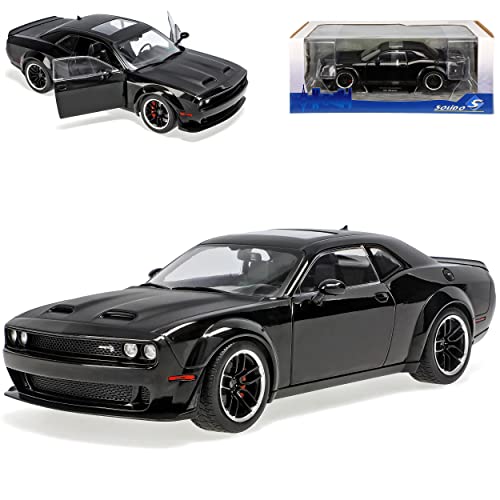 Generisch Dodg. Challenger SRT Hellcat Redeye Widebody LC Coupe Schwarz Design Fast and The Furious Ab 2008 1/18 Solido Modell Auto Generisch Dodg. Challenger SRT Hellcat Redeye Widebody LC Coupe Schwarz Design Fast and The Furious Ab 2008 1/18 Solido Modell Auto von Generisch