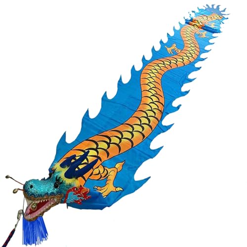 Generisch Drachen-Tanzband Poi Für Kinder & Erwachsene, Bunte Jonglier- Und Gymnastikbänder Aus Seide, Outdoor Spielzeug Für Tanz, Zirkus, Garten & Strand von Generisch