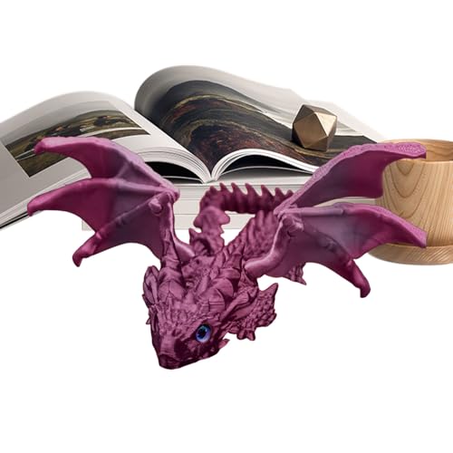 Generisch Drachenfiguren für Kinder, Drachenfigur - Artikulierte Flexible Fliegende Drachenfiguren | Executive Desk Fidget Toys, Home Desktop Display Decor für Bücherregaldesktop oder Schrank Generisch Drachenfiguren für Kinder, Drachenfigur - Artikulierte Flexible Fliegende Drachenfiguren | Executive Desk Fidget Toys, Home Desktop Display Decor für Bücherregaldesktop oder Schrank von Generisch