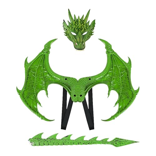 Generisch Drachenkostüm - Spielzeug für Schulaufführungen, Weihnachten, Ostern, Drachenkostüm für Kinder von Halloween | Dragon Tail Set für Kinder, Zubehör für Drachenmotivkostüme Generisch Drachenkostüm - Spielzeug für Schulaufführungen, Weihnachten, Ostern, Drachenkostüm für Kinder von Halloween | Dragon Tail Set für Kinder, Zubehör für Drachenmotivkostüme von Generisch
