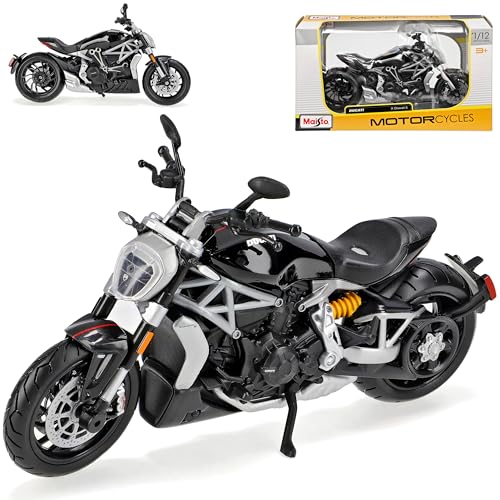 Generisch Ducat. xDiavel S Schwarz Ab 2016 1/12 Modell Motorrad mit individiuellem Wunschkennzeichen Generisch Ducat. xDiavel S Schwarz Ab 2016 1/12 Modell Motorrad mit individiuellem Wunschkennzeichen von Generisch