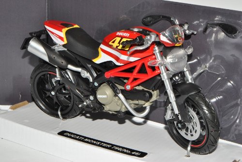 Generisch Ducati*Monster 796 Rot No 46 V*Rossi 1/12 New Ray Modell Motorrad Modell Auto Generisch Ducati*Monster 796 Rot No 46 V*Rossi 1/12 New Ray Modell Motorrad Modell Auto von Generisch