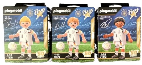 Generisch Edeka DFB Stars Euro 2024 - Set 3 Limitierte Sammelfiguren Kroos + Mittelstädt + Tah NEU von Generisch