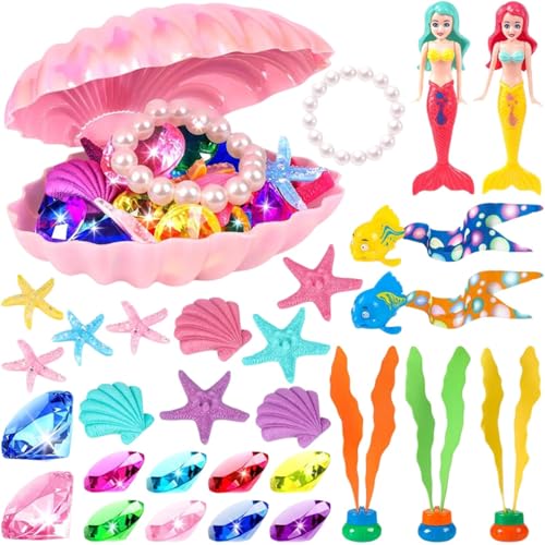 Generisch Edelsteine, Tauchjuwelen für Kinder, Ozean Bunte Diamanten Schwimmbad Spielzeug Set mit Schatzkiste, Pool Tauchspielzeug Kinders, Wasserspielzeug Edelstein für Poolpartys, Schatzsuchen (B) Generisch Edelsteine, Tauchjuwelen für Kinder, Ozean Bunte Diamanten Schwimmbad Spielzeug Set mit Schatzkiste, Pool Tauchspielzeug Kinders, Wasserspielzeug Edelstein für Poolpartys, Schatzsuchen (B) von Generisch