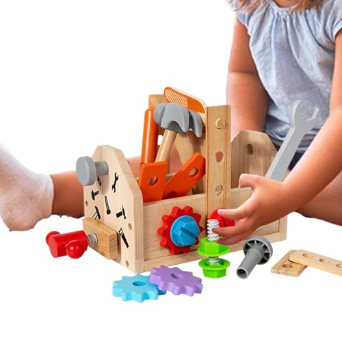 Generisch Educational Tool Set for, Interactive Toddler Toys, Childrens Construction Toy Set, Toolbox for Toddler Play, Toddler Construction Kit, Hands- Construction Toys for Kids, Toddler Tool Set Generisch Educational Tool Set for, Interactive Toddler Toys, Childrens Construction Toy Set, Toolbox for Toddler Play, Toddler Construction Kit, Hands- Construction Toys for Kids, Toddler Tool Set von Generisch