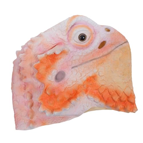 Generisch Eidechsenmaske Ziege Tier Mantel Graham unheimlich Reh halloween maske halloween dekoration Halloween-Zubehör Maskierte Maske Halloween Party lustig Kostümzubehör Karneval Emulsion von Generisch