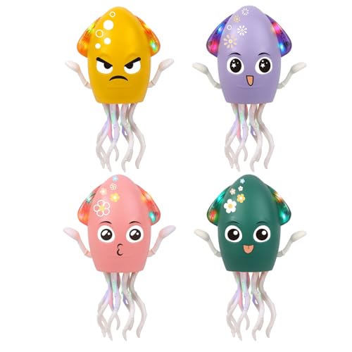 Generisch Electric Ball Dance Toy - Automatisches Tintenfleischspielzeug | Roboter -Oktopus Walking Dance and Sound - Wiederaufladbares USB -Musical Mit Halloween -Weihnachtsfeiern Aufkleber von Generisch