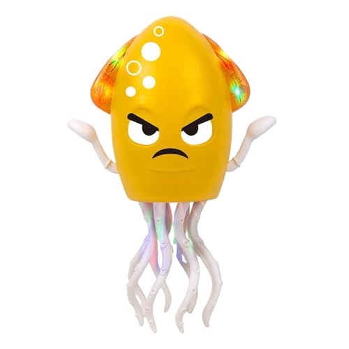 Generisch Electric Ball Dance Toy - Automatisches Tintenfleischspielzeug | Roboter -Oktopus Walking Dance and Sound - Wiederaufladbares USB -Musical Mit Halloween -Weihnachtsfeiern Aufkleber von Generisch